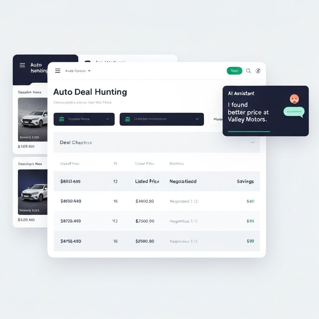 AutoDealHunter app interface