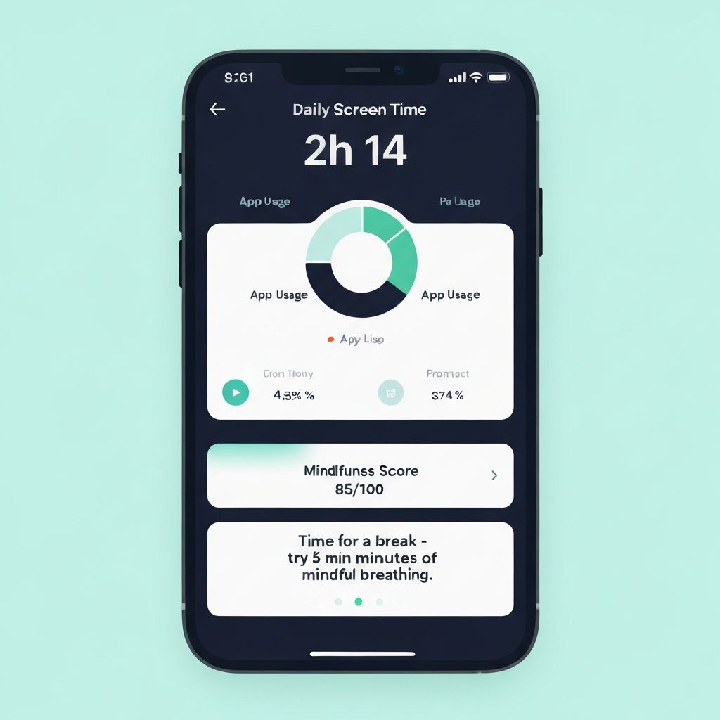 Mirror app interface